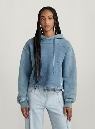 Sudadera Indigo Loose Hooded
